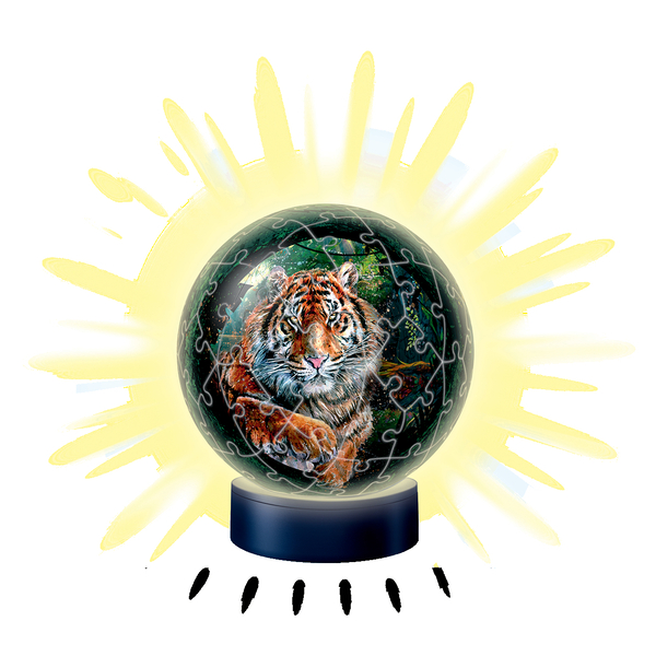 Puzzle 3D Ball Illuminé - Les Grands Félins