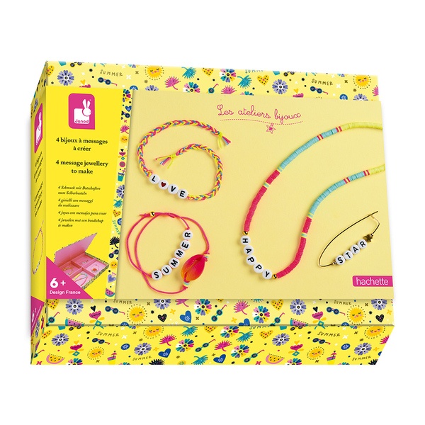 Kit création de bracelets brésiliens - Cadeau loisirs créatifs enfant
