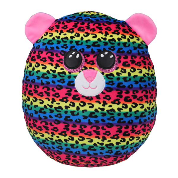 Coussin peluche léopard - 20 cm