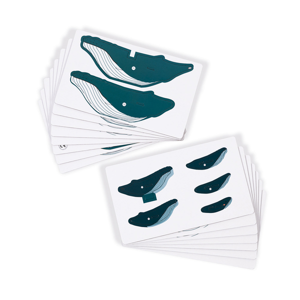 Puzzle 3D Baleine 43 pièces - Partenariat WWF®