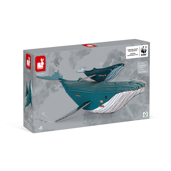 Puzzle 3D Baleine 43 pièces - Partenariat WWF®