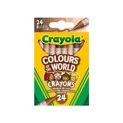 Crayola Colours of the World – Boîte de 24 crayons de cire
