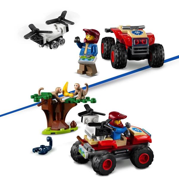 60300 - LEGO® City - Le quad de sauvetage des animaux sauvages