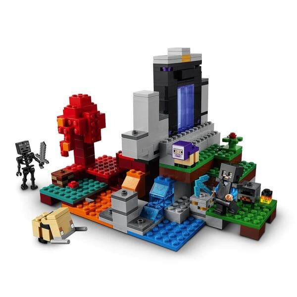 21172 - LEGO® Minecraft - Le portail en ruine LEGO : King Jouet, Lego,  briques et blocs LEGO - Jeux de construction