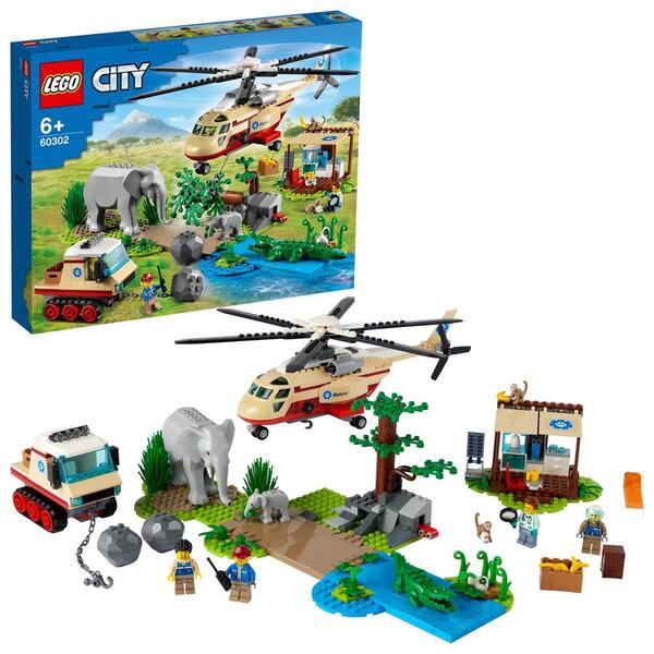 60302 - LEGO® City - L’opération de sauvetage des animaux sauvages