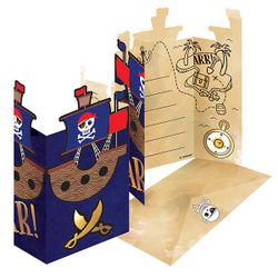 8 invitations pirates