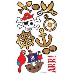 Tatouages d'anniversaire Pirate
