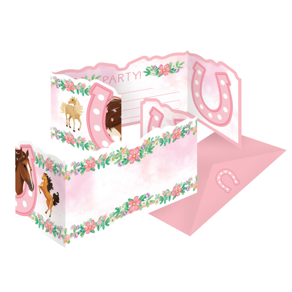 Cartes d invitation anniversaire cheval