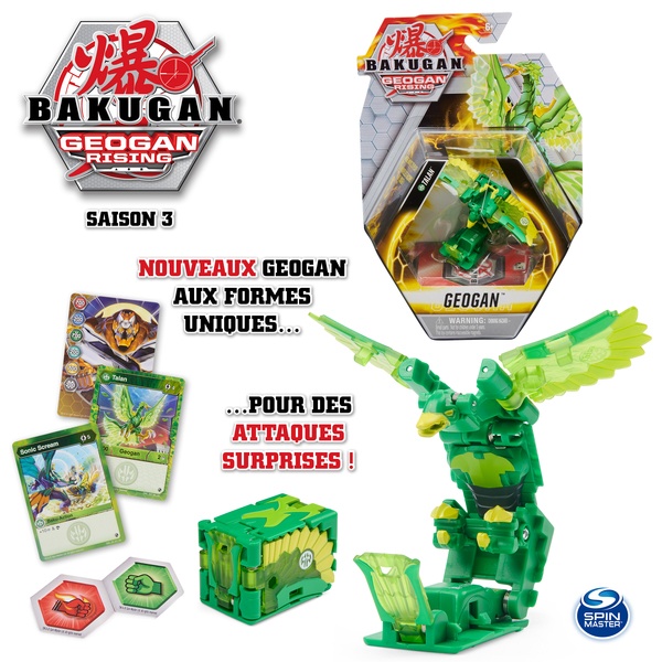 Bakugan - Pack de 1 Geogan - Saison 3 Geogan Rising 