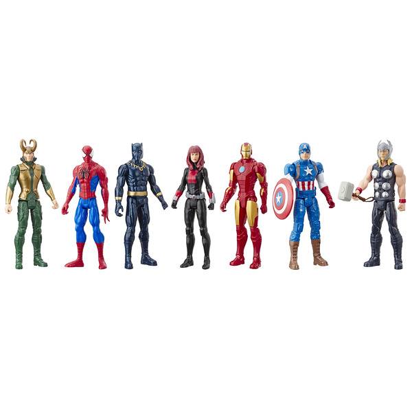 Pack De 7 Figurines 30 Cm Marvel Avengers Titan Hero Series Hasbro 