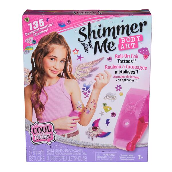 Shimmer Me Body Art - Coffret de tatouages éphémères - Cool Maker