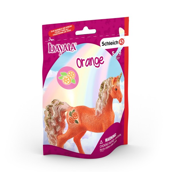 Poulain licorne Orange