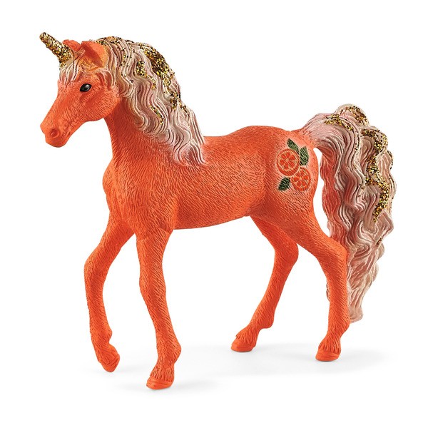 Poulain licorne Orange