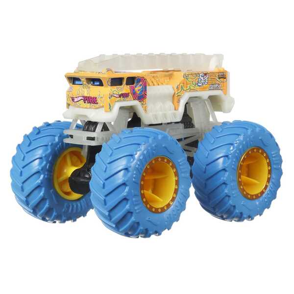 Hot Wheels Monster Trucks - Véhicule Phosphorescent