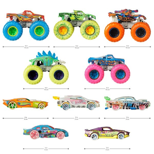 Véhicules Hot Wheels Monster Trucks Mattel : King Jouet, Les autres  véhicules Mattel - Véhicules, circuits et jouets radiocommandés