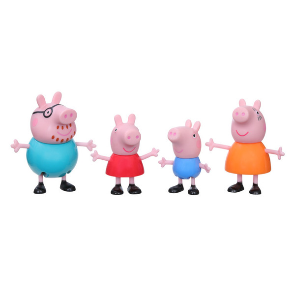 4 figurines Peppa à l'aventure 