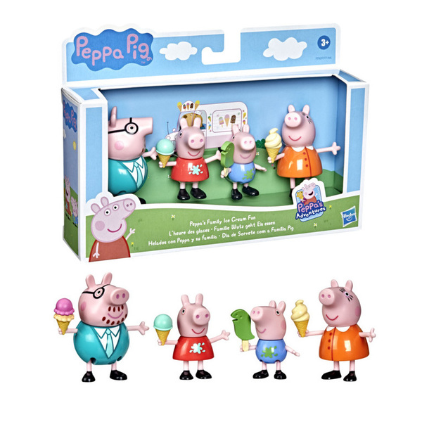 4 figurines Peppa à l aventure 