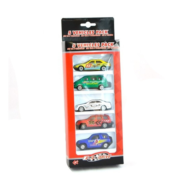 Pack 5 voiture en métal 