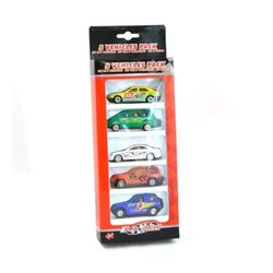 Pack 5 voiture en métal 