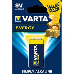 Pack de 1 pile Alcaline 6LR61 Varta Energy