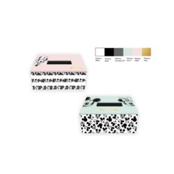 Boite à mouchoir en bois Mickey/Minnie