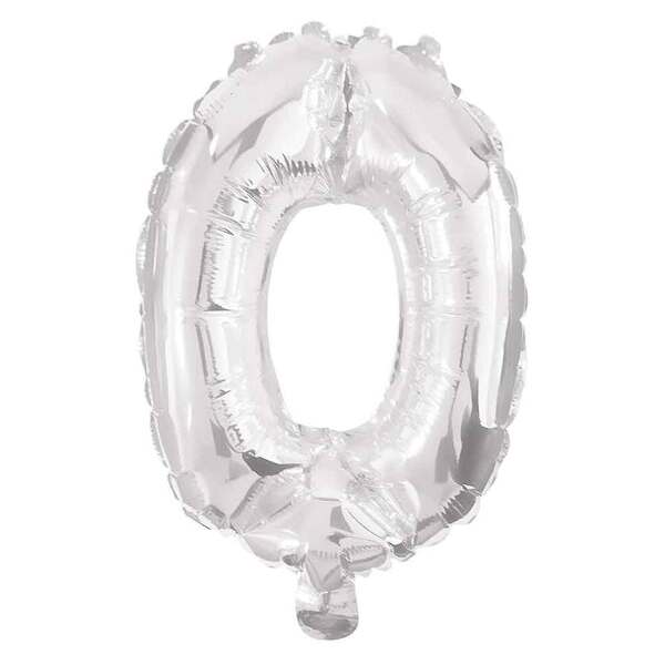 Ballon Chiffre 0 Argent