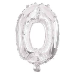 Ballon Chiffre 0 Argent