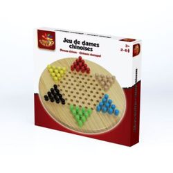 Jeu de dames chinoises bois
