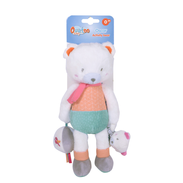 Peluche d activités ours Oscar