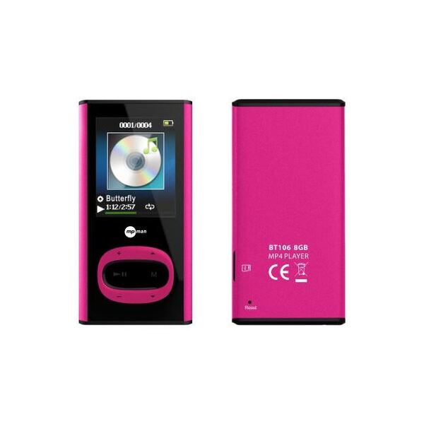Lecteur MP4 Bluetooth 8Go (Rose/Noir)