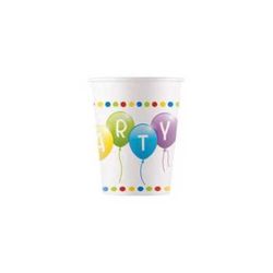 8 gobelets en carton Party