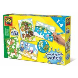Peinture à l'eau - Animaux cachés