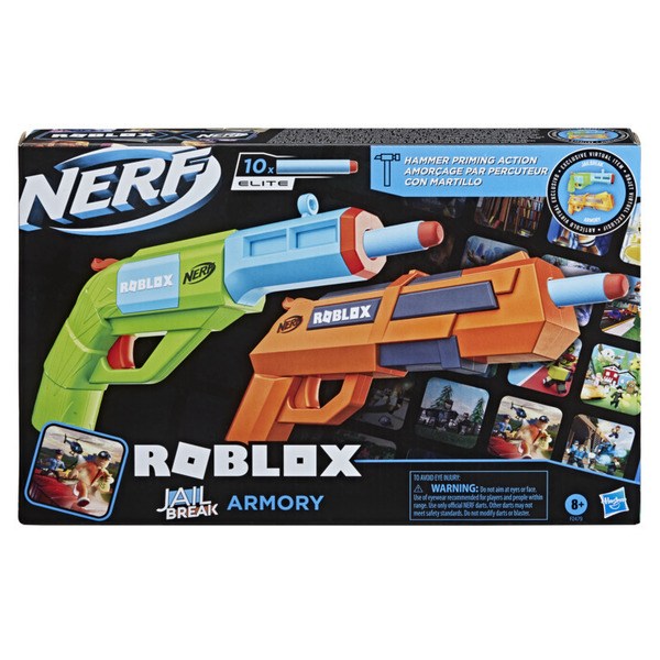 Pistolets Nerf Roblox Jailbreak : Armory - Pack 2 blasters