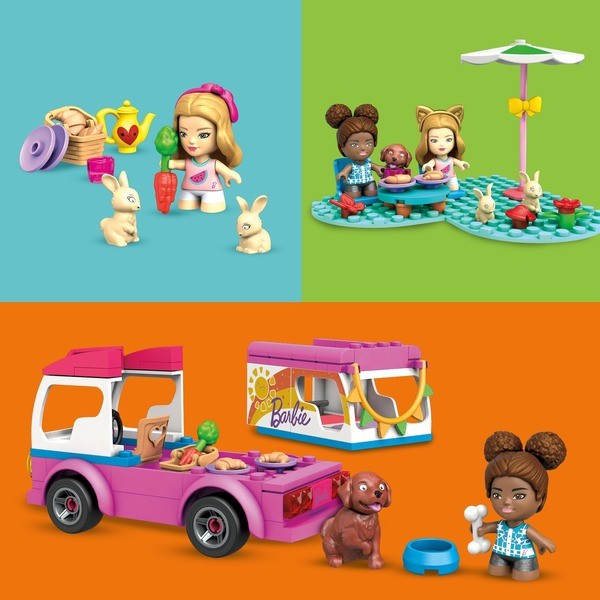 Mega Construx Barbie - Aventure en Camping-car