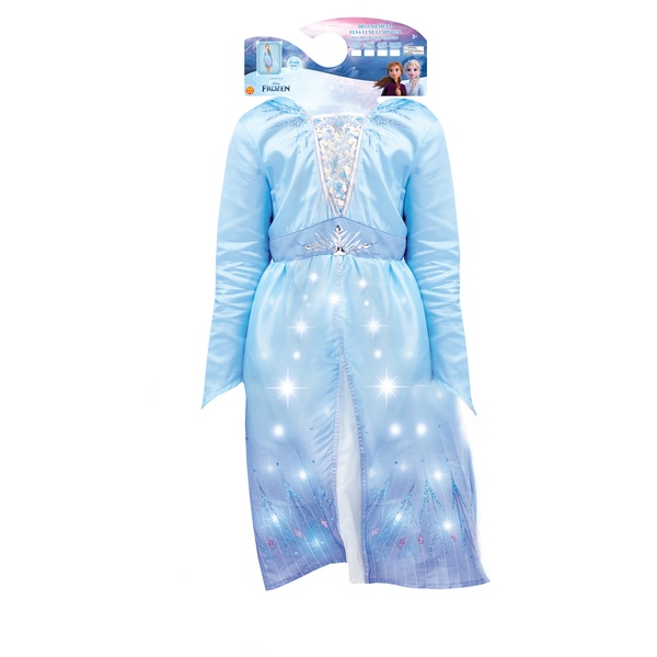 Déguisement Luxe Lumineux Elsa - 7/8 ans - La Reine des Neiges