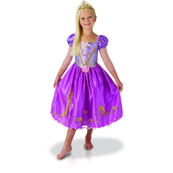 Déguisement robe princesse raiponce perruque 5-6ans - 6 ans