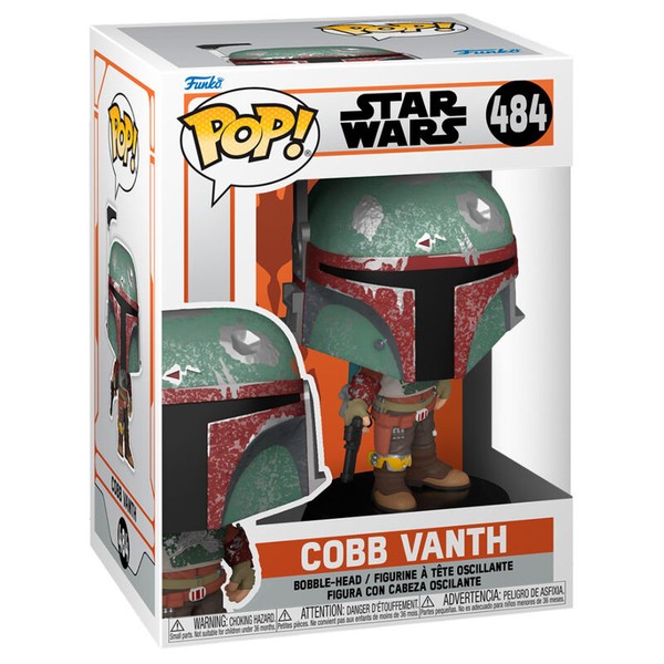 Figurine Marshal Cobb Vanth (avec casque) - Disney The Mandalorian - Funko Pop - n°484