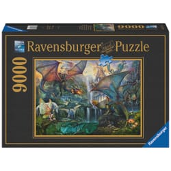 Puzzle 9000 pièces - La forêt magique des dragons