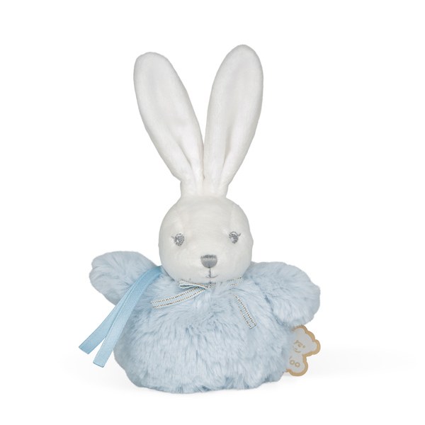 Mini peluche lapin pompons 10 cm