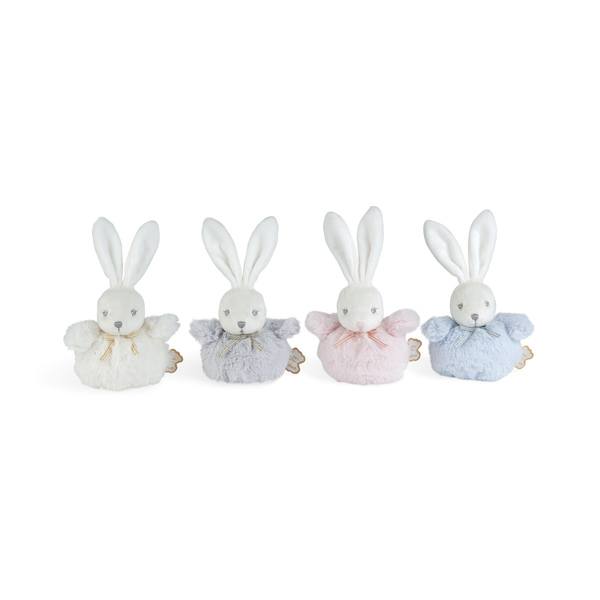 Mini peluche lapin pompons 10 cm