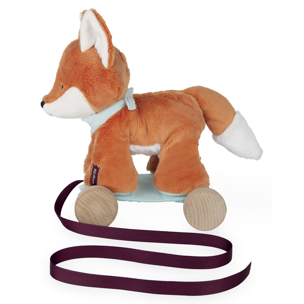 Peluche Renard à promener Paprika - Les Amis orange 26cm