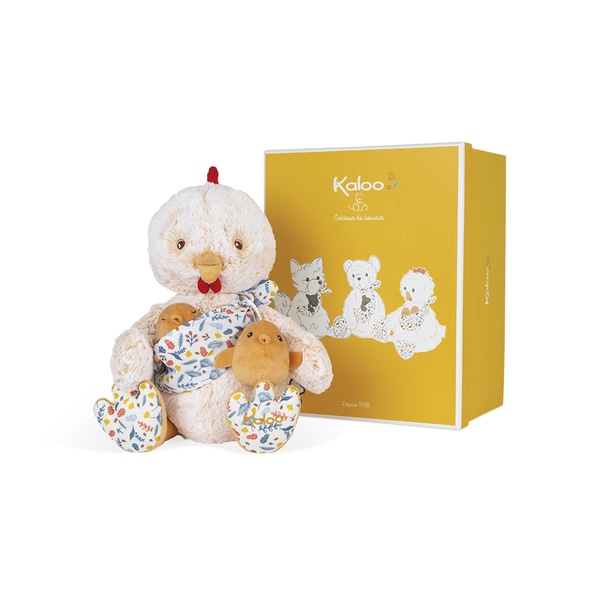 Peluche Papa poule Paul 35 cm - Linoo