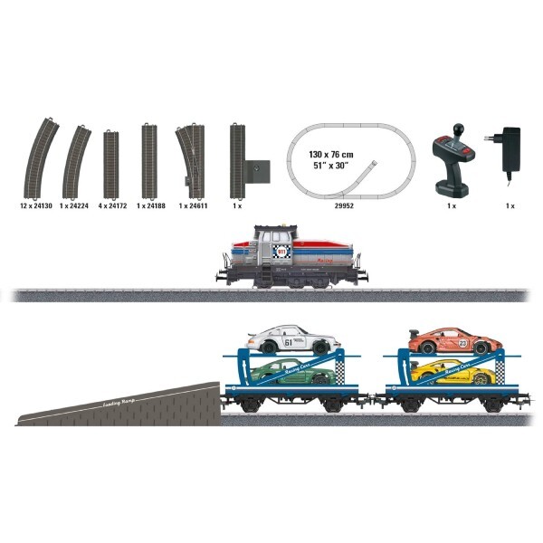 Coffret de départ "Train-autos"