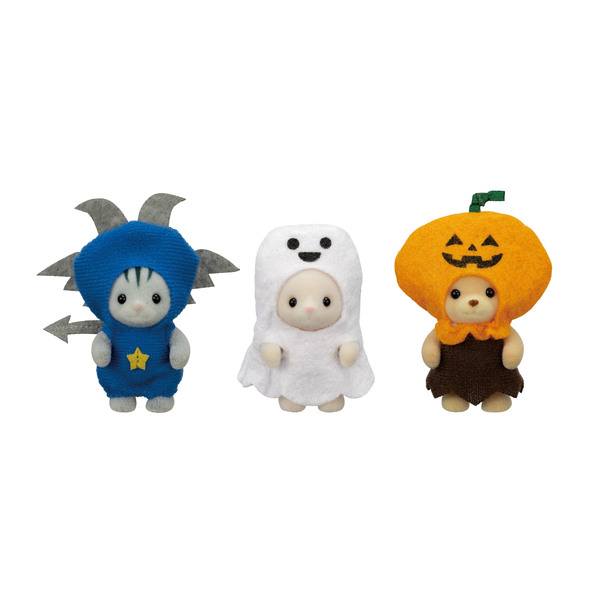 Sylvanian Families - 5589 - Trio de bébés Halloween 