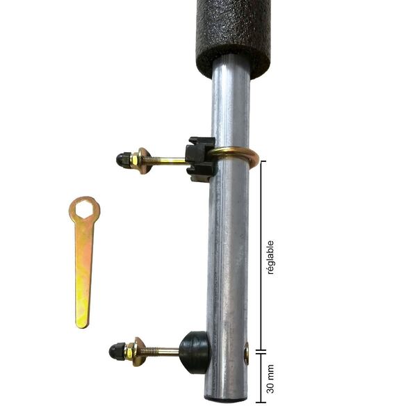 Poteau de filet diamètre 25mm pour trampolines toutes marques