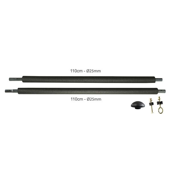 Poteau de filet diamètre 25mm pour trampolines toutes marques