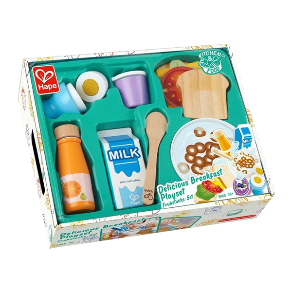 Jouet En Bois Set Petit-déjeuner - 14 Pièces - Eveil & Jeux - Occasion 3-8 Ans