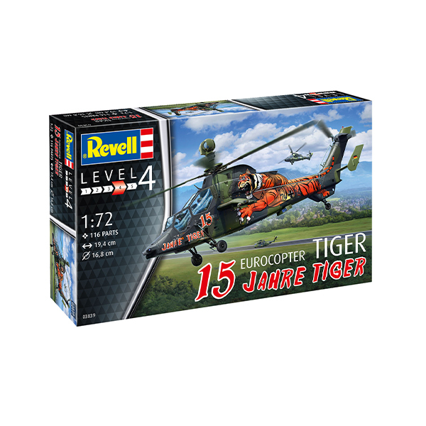 Maquette hélicoptère Eurocopter Tiger 15 ans