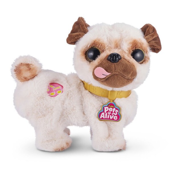 Peluche interactive Pets Alive Poppy le bouledogue