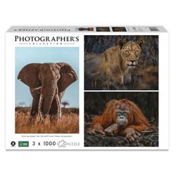 3 Puzzles  1000 p– Regard d'Animaux